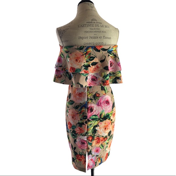 Alexia Admor Floral Off the Shoulder Mini Dress 2 - Picture 5 of 14